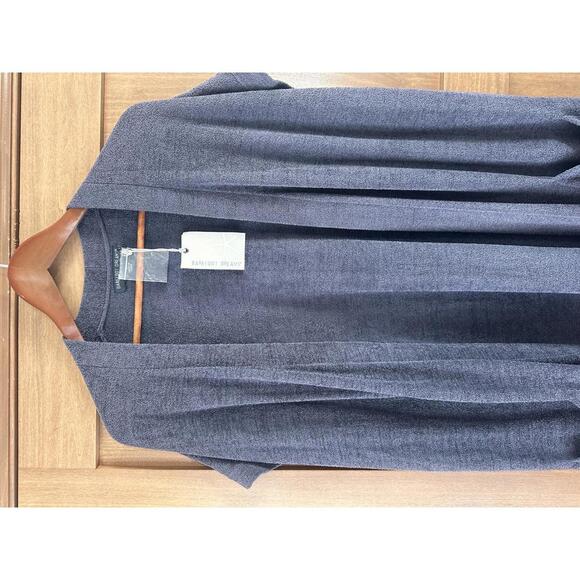 NWT Barefoot Dreams Cozychic Ultra Lite Sleeveless Long Cardigan Pacific Blue XL - Picture 5 of 12